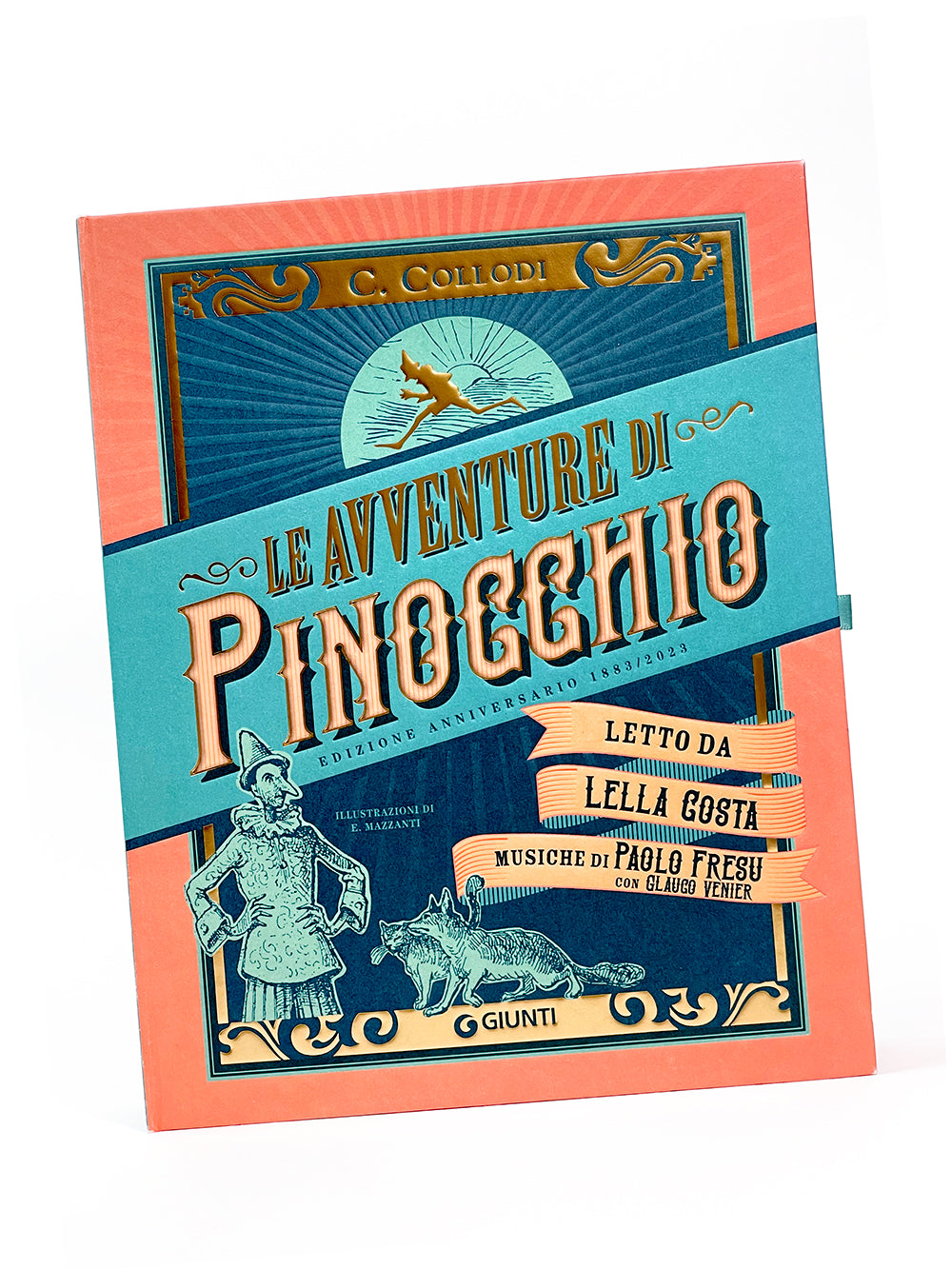 Le avventure di Pinocchio. Edizione Anniversario 1883-2023. Letto da Lella Costa. Musiche di Paolo Fresu con Glauco Venier
