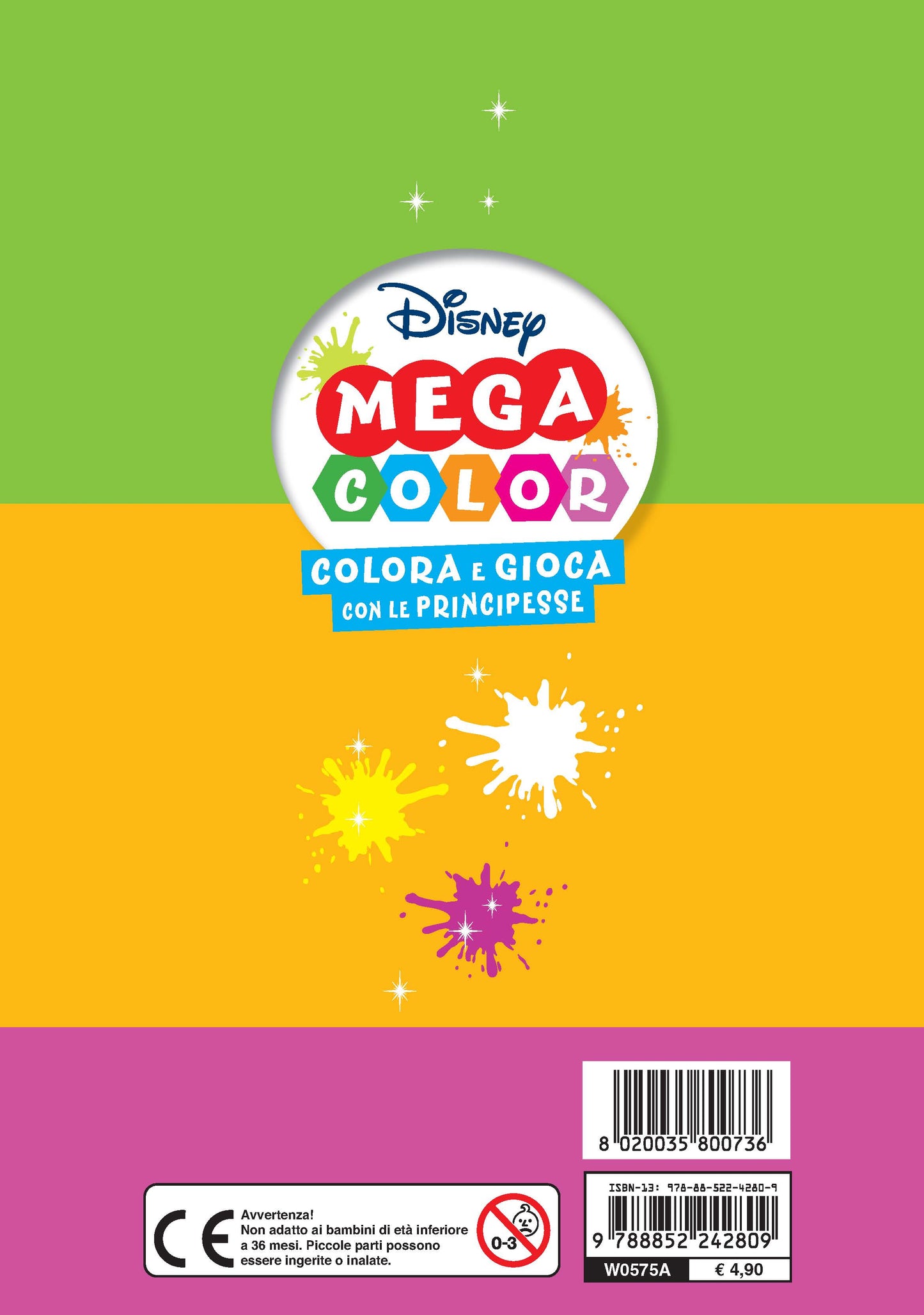 Mega Color Disney Princess. Colora e gioca con le Principesse