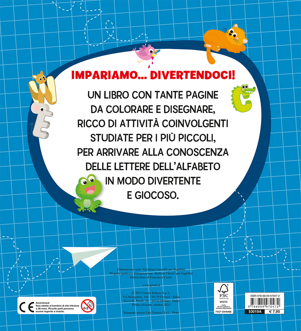 Superquadernini. Gioco con l'alfabeto. Attività e giochi per imparare a scrivere le prime lettere