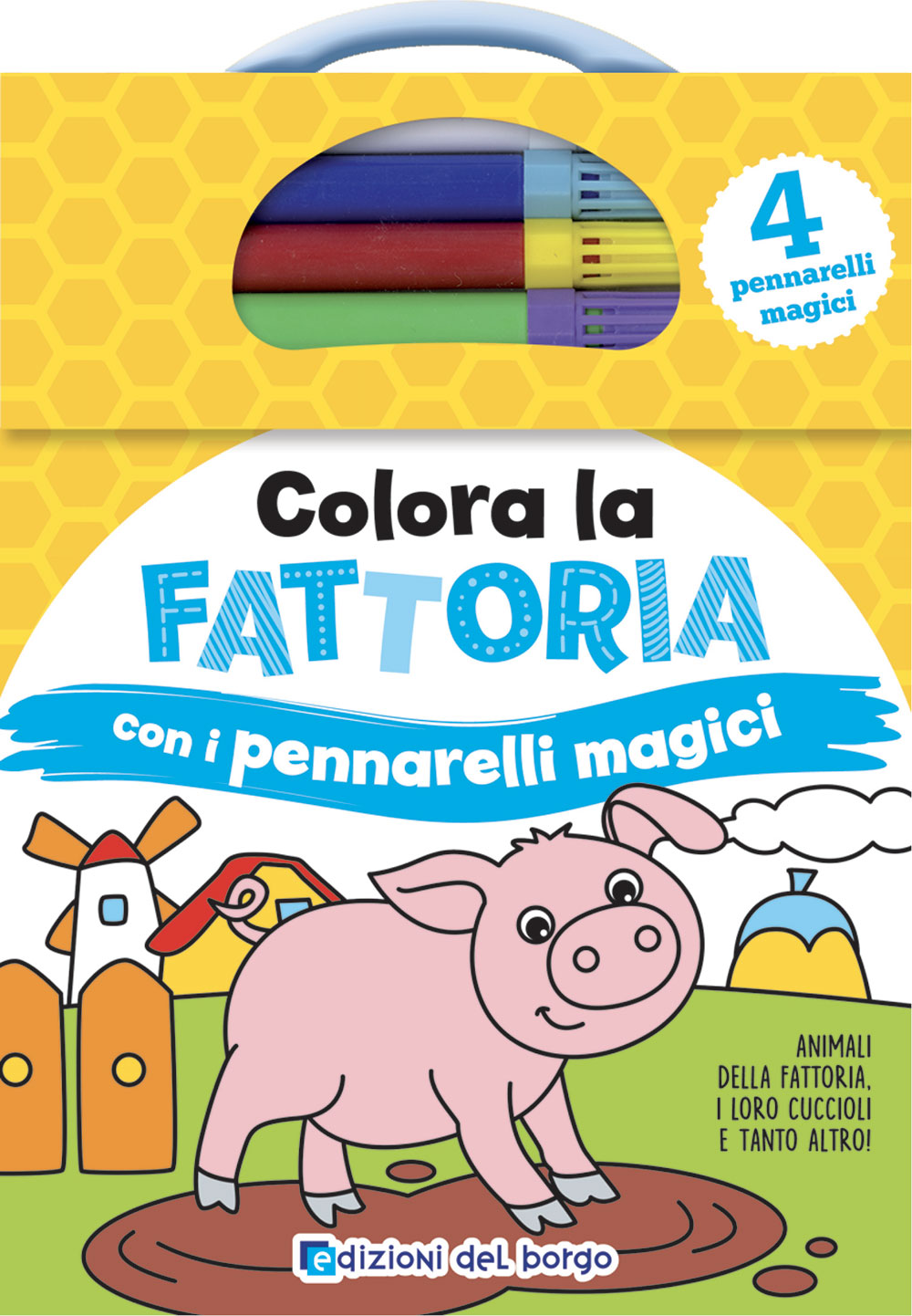Colora la fattoria con i pennarelli magici