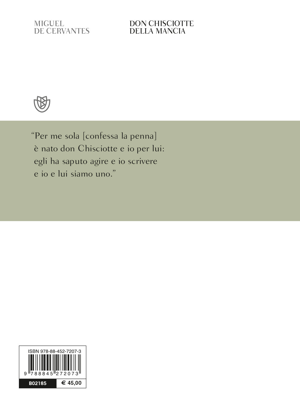Don Chisciotte della Mancia. Testo spagnolo a fronte