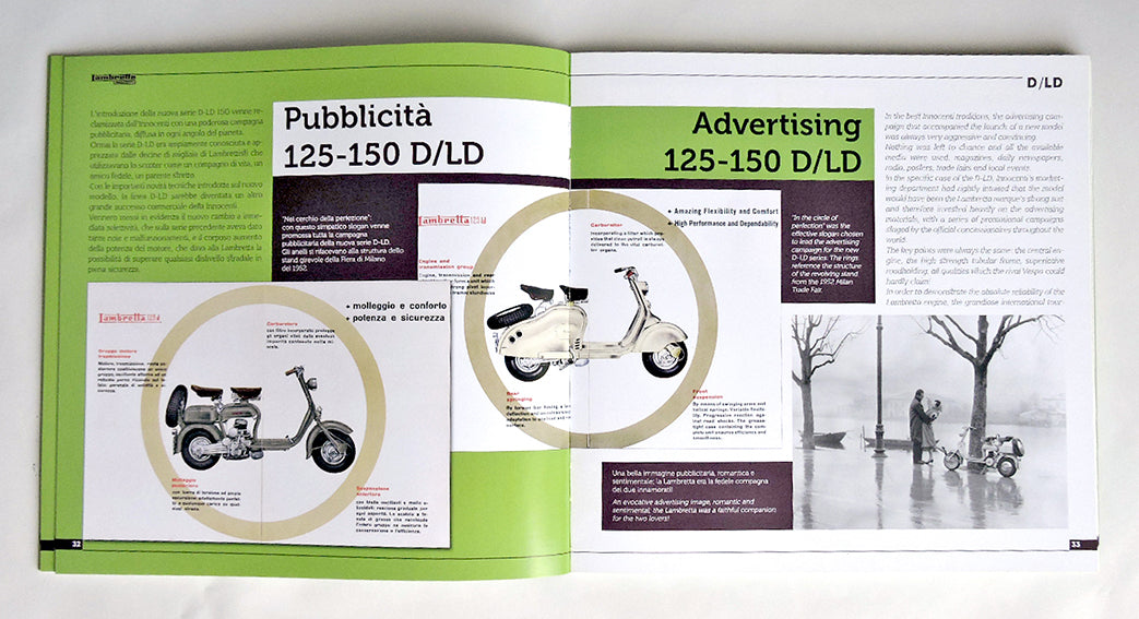 Lambretta D/LD 125/150 1951-1958. Storia, modelli e documenti/History, models and documentation