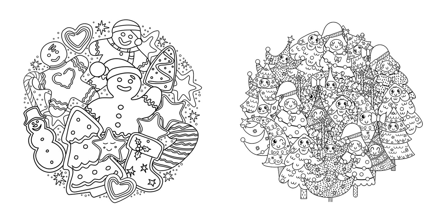 Mandala super carini. Natale