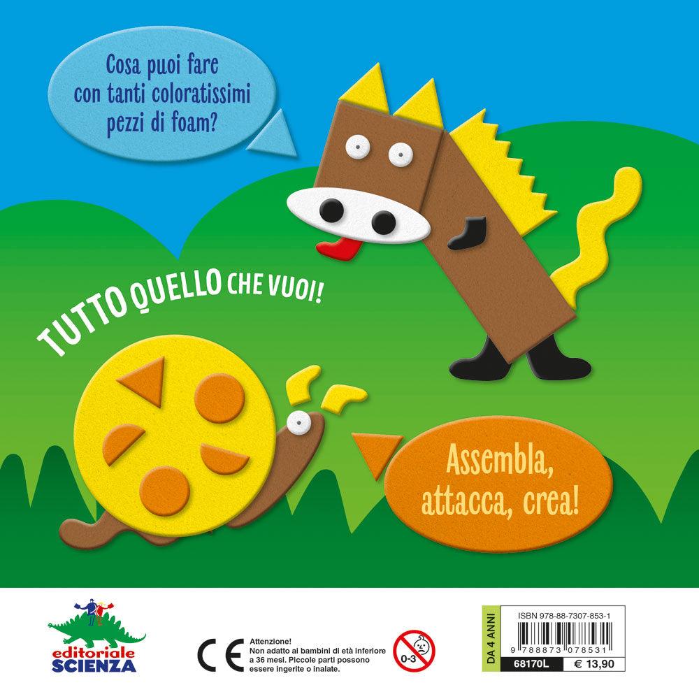 Gioca con il Foam. Con più di 200 pezzi di Foam