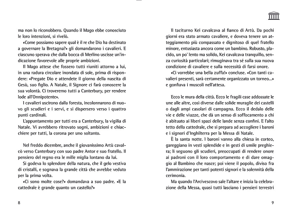 Re Artù e i cavalieri della tavola rotonda