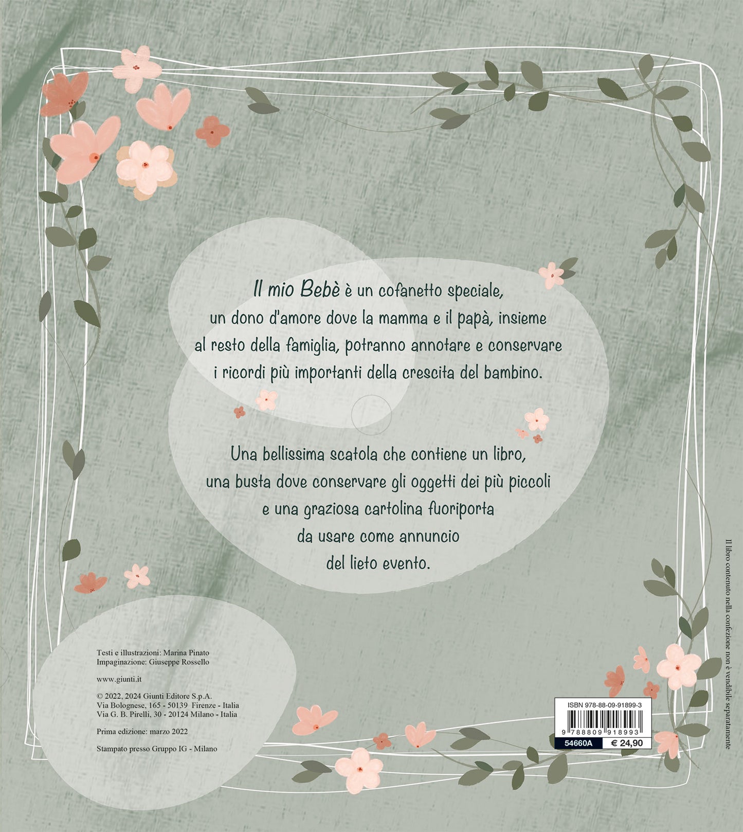 Il mio bebè. Ricordi della tua infanzia