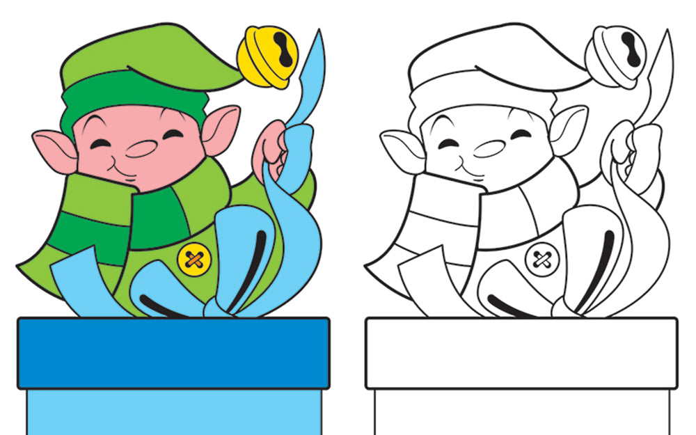 Colorare in 3D - Natale. Tante pagine da colorare tanti soggetti da costruire