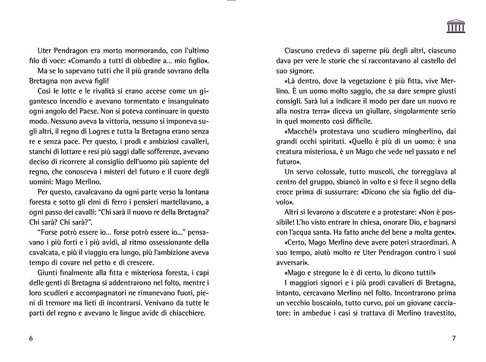 Re Artù e i cavalieri della tavola rotonda