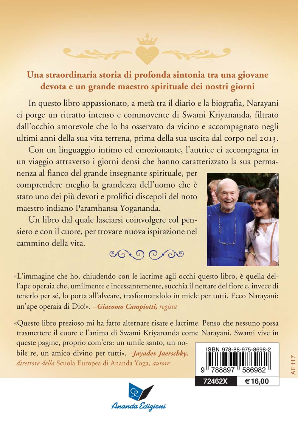 Il mio cuore ricorda Swami Kriyananda