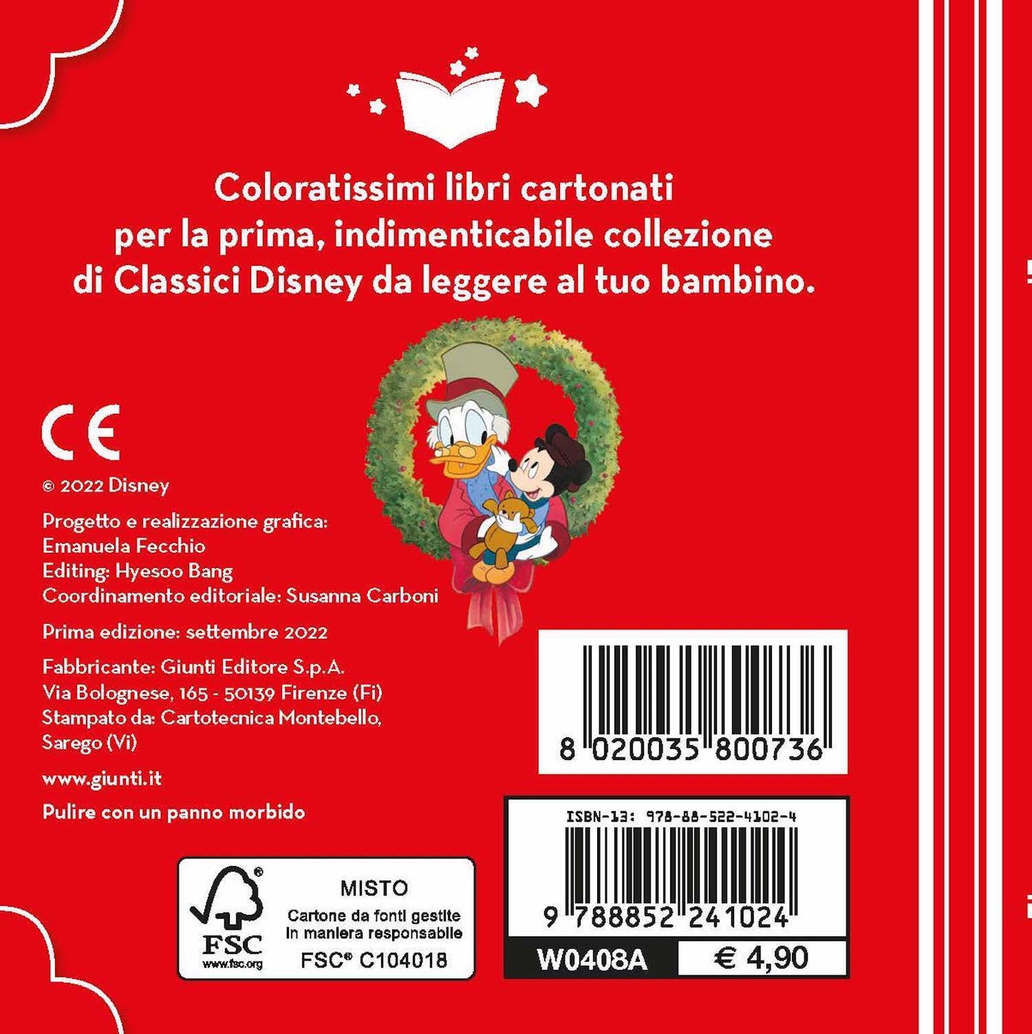 Disney Il canto di Natale di Topolino I Librottini
