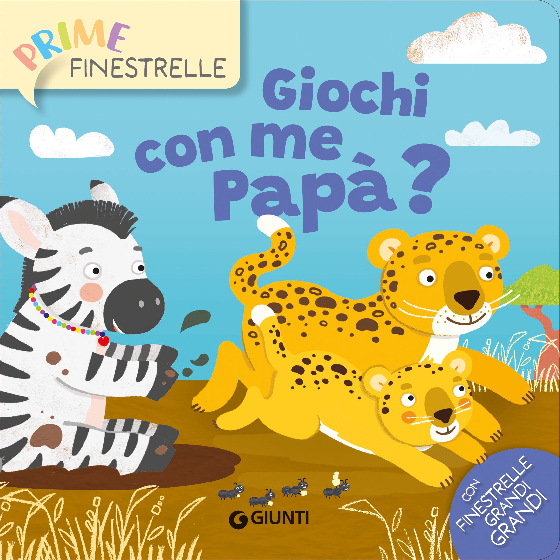 Giochi con me papà?. Con finestrelle giganti