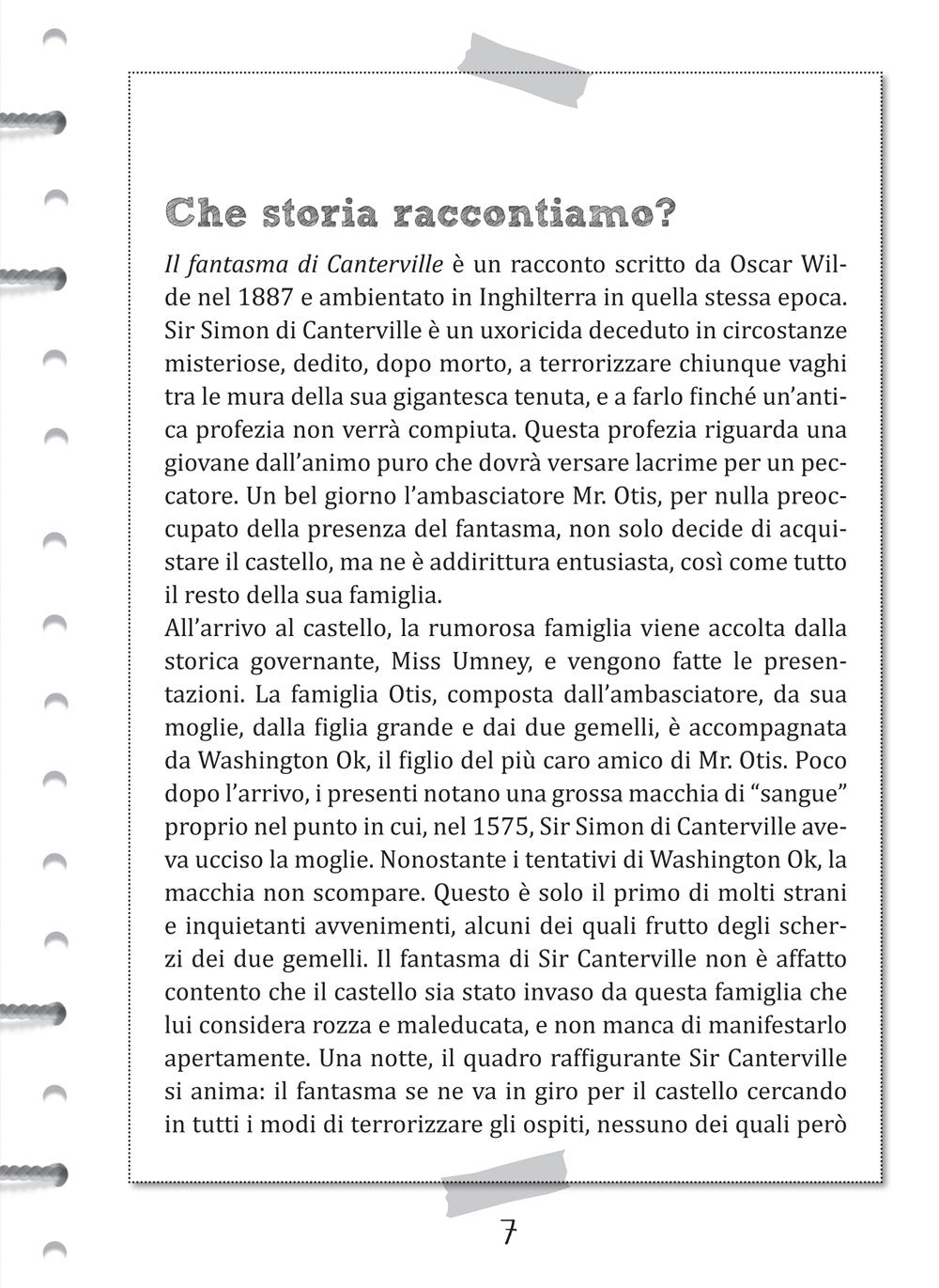 Il fantasma di Canterville. Testi teatrali per attori in erba