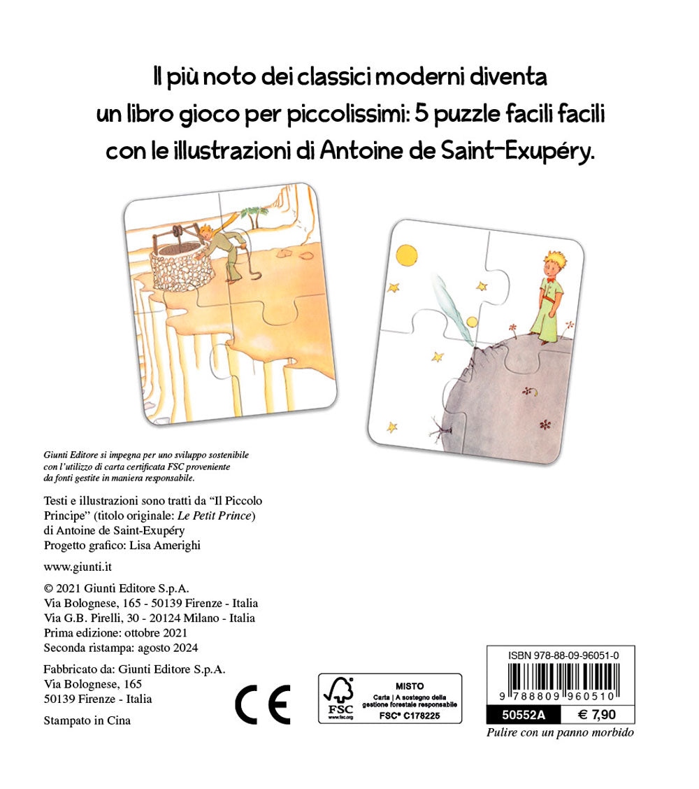Il Piccolo Principe. Libro Puzzle