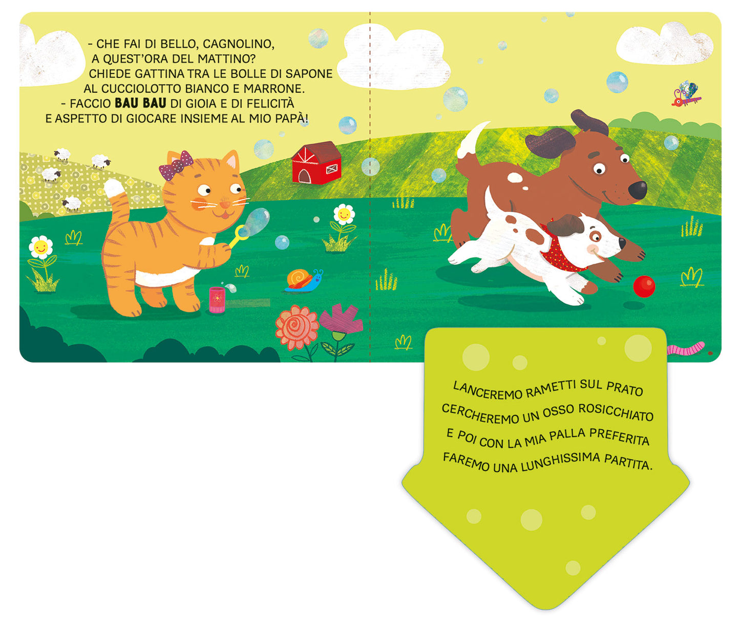 Giochi con me papà?. Con finestrelle giganti