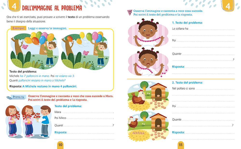 Il quaderno dei problemi di matematica classe 2. Come risolvere i problemi: metodo, esercizi e soluzioni