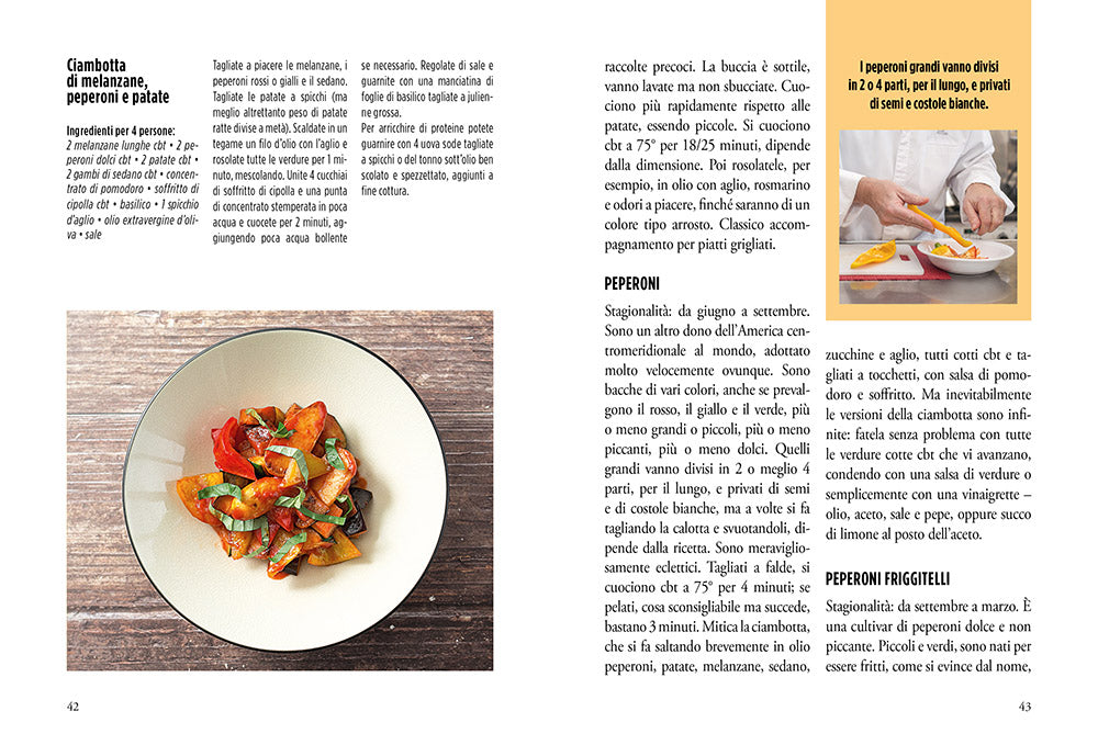 CBT verdure. Cuocere sottovuoto a bassa temperatura. Master di cucina.