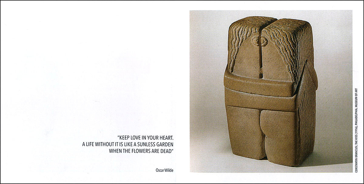 100 kisses. Say it with art