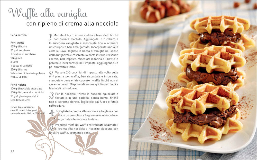 Waffle, crepes e pancakes