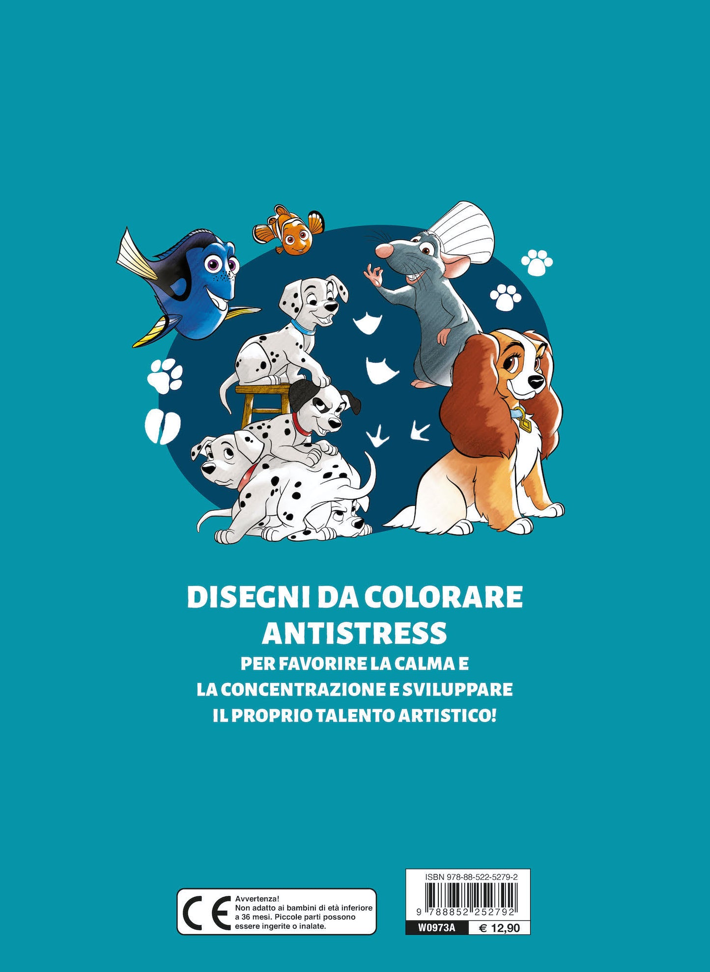 Disney Animals Coloring antistress per tutte le età. 100 immagini per ispirare la creatività