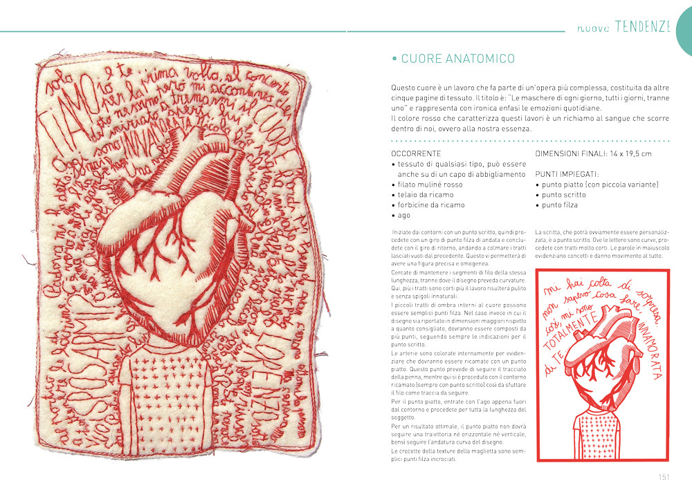 Scuola di ricamo. Con un’intera parte dedicata alle NUOVE TENDENZE
