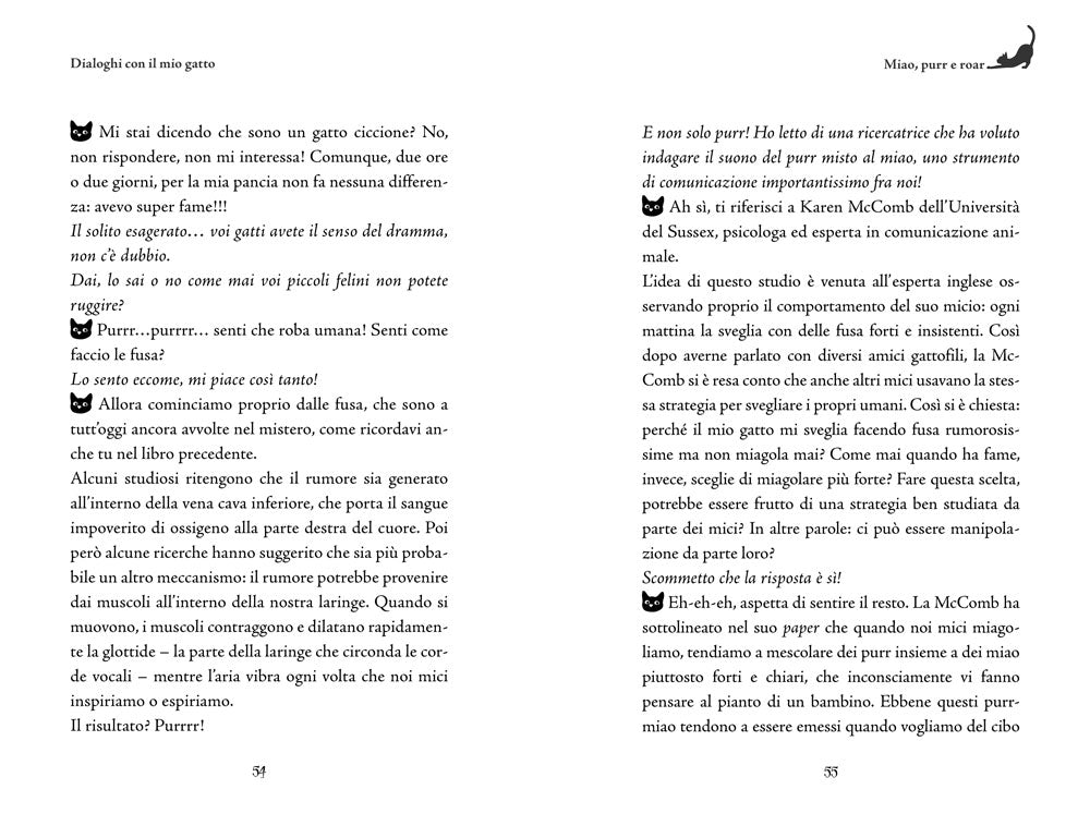 Dialoghi con il mio gatto
