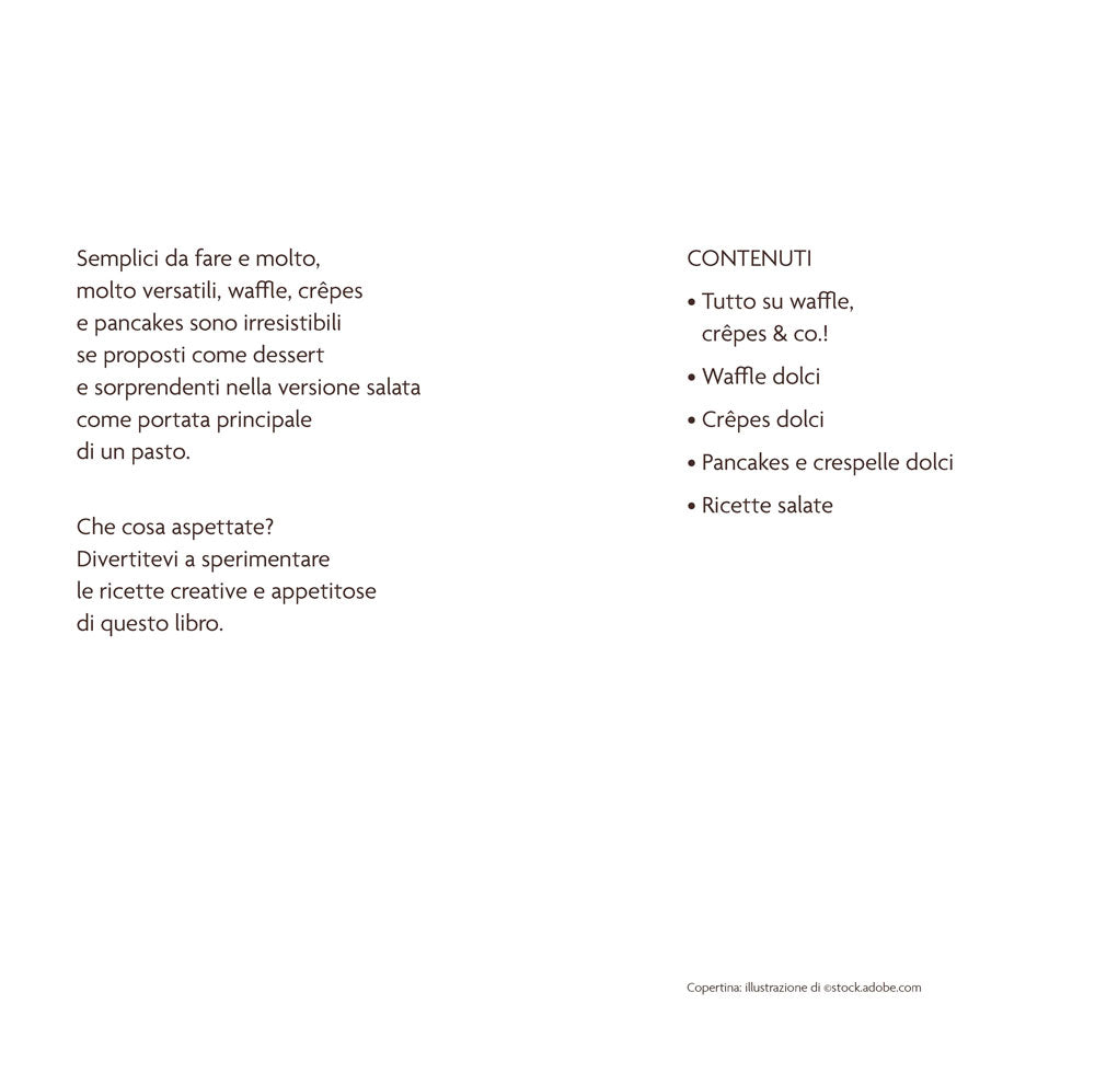 Waffle, crepes e pancakes