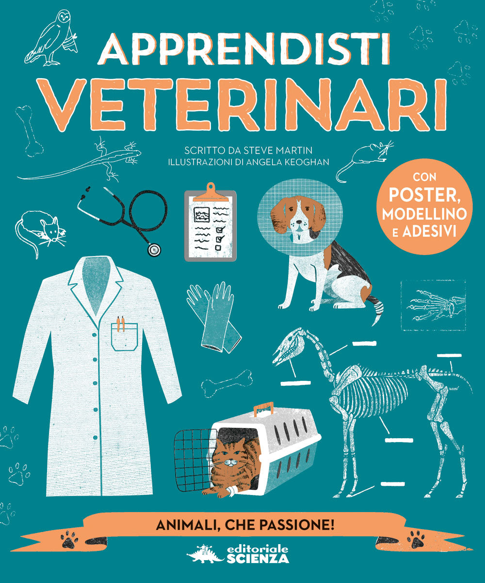 Apprendisti veterinari. Animali, che passione! - Con poster, modellino e adesivi
