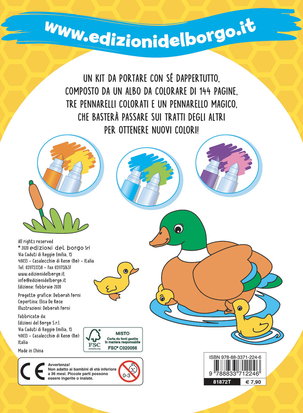 Colora la fattoria con i pennarelli magici