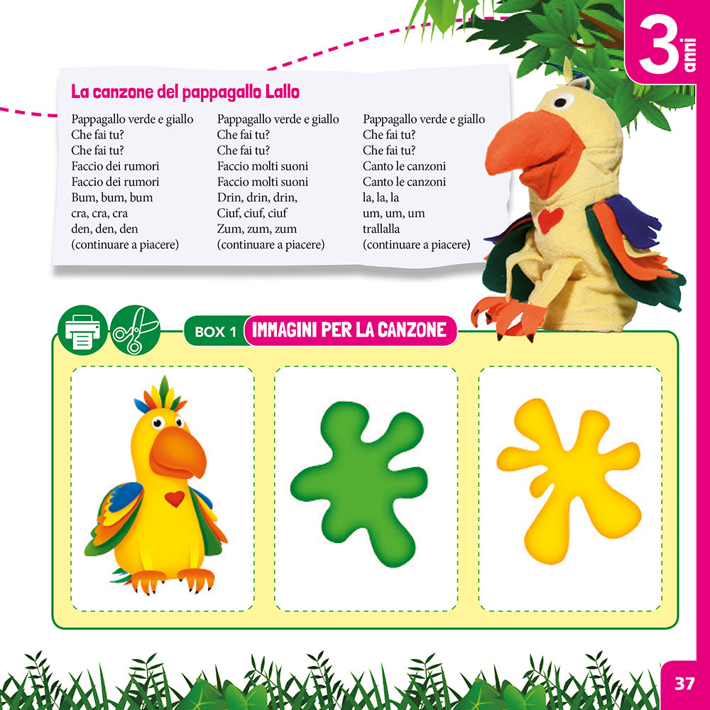 Pappagallo Lallo . Identificazione precoce di difficoltà fonologiche e laboratori per lo sviluppo linguistico da 3 a 5 anni
