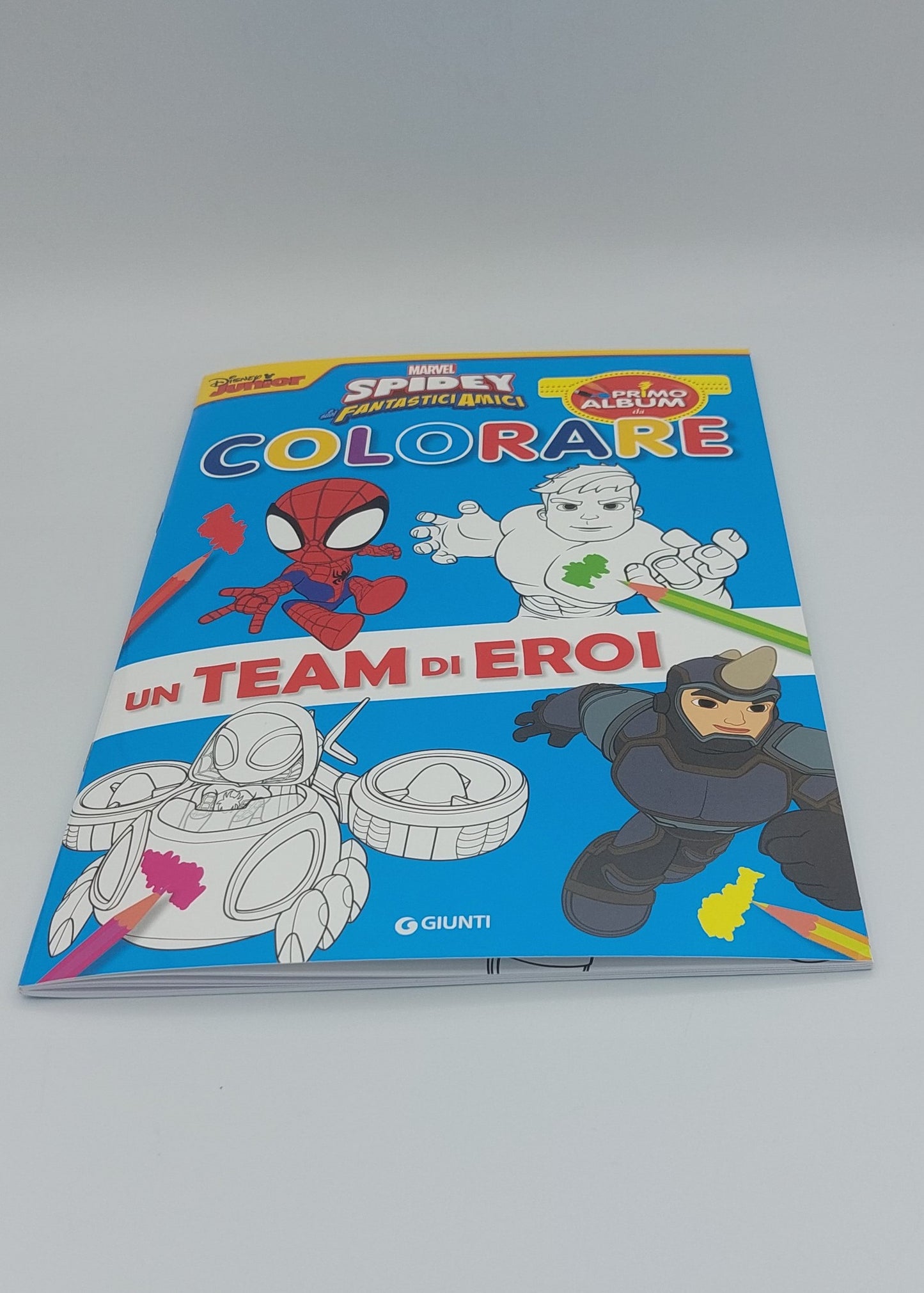 Primo album da colorare Marvel Spidey e i suoi fantastici amici. Un team di eroi