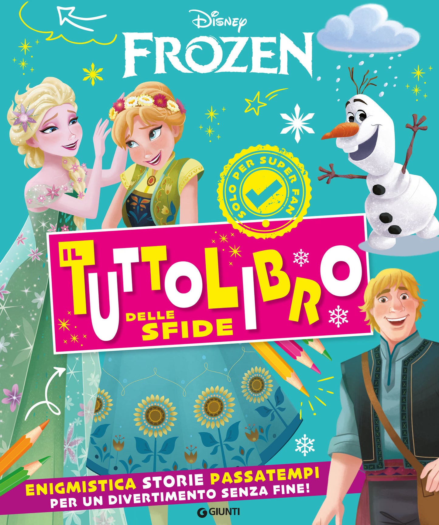 Frozen Il TuttoLibro delle sfide. Enigmistica Storie Passatempi per un divertimento senza fine
