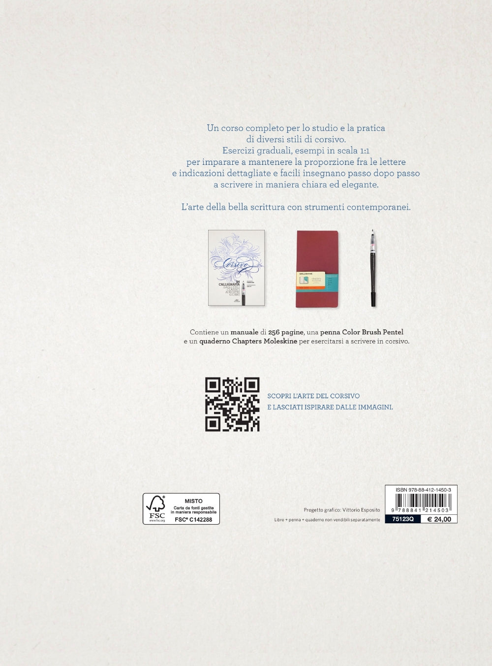 Corsivo in calligrafia. Dagli stili classici ai nostri giorni - Contiene 1 penna Pentel