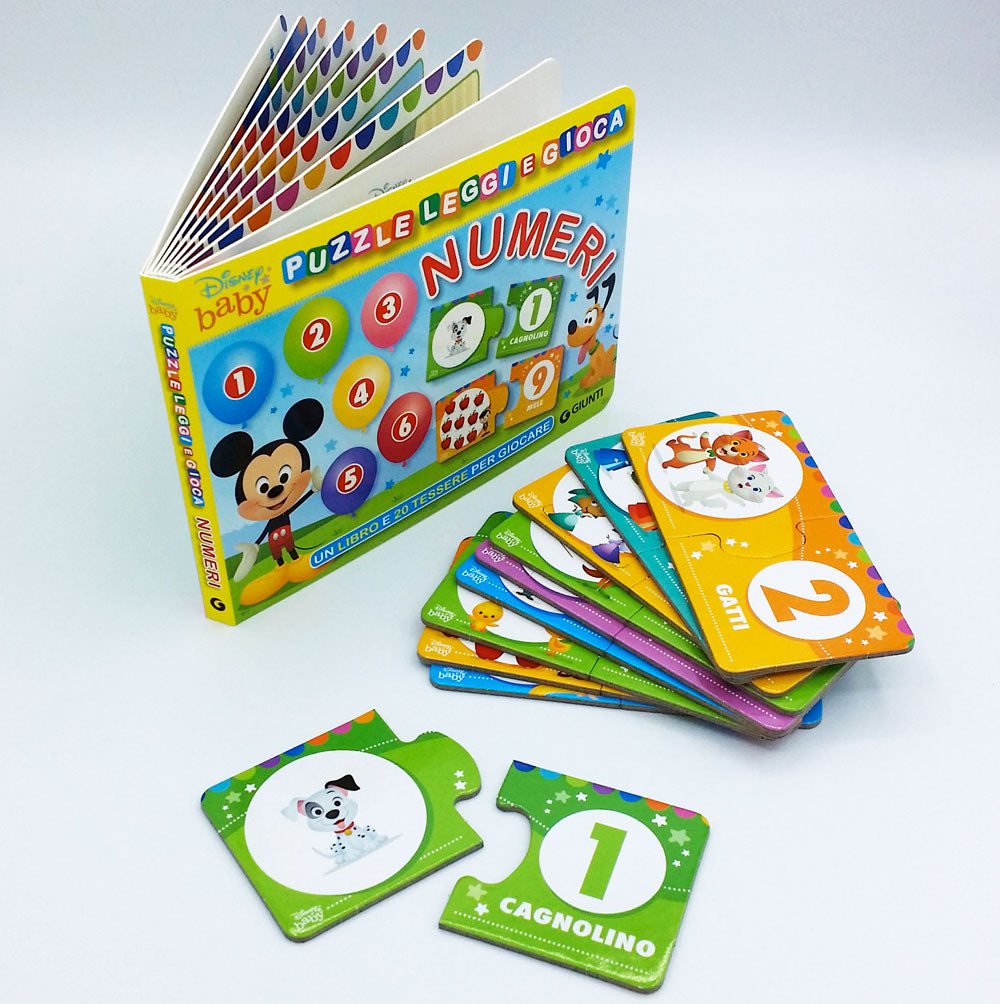 Puzzle Leggi e Gioca - Numeri. Un libro e 20 tessere per giocare