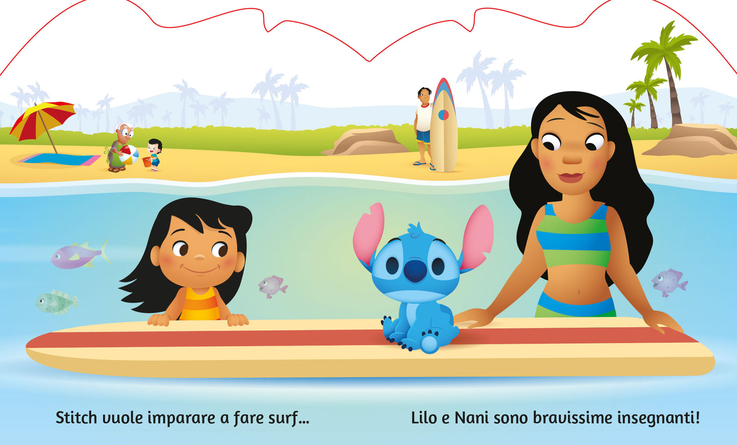 Una giornata al mare Sagomini Disney - Stitch