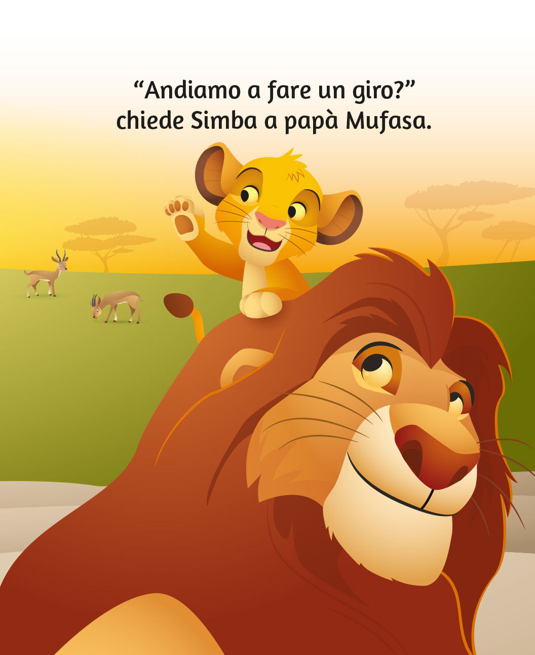 A spasso con papà Sagomini Disney - Il Re leone