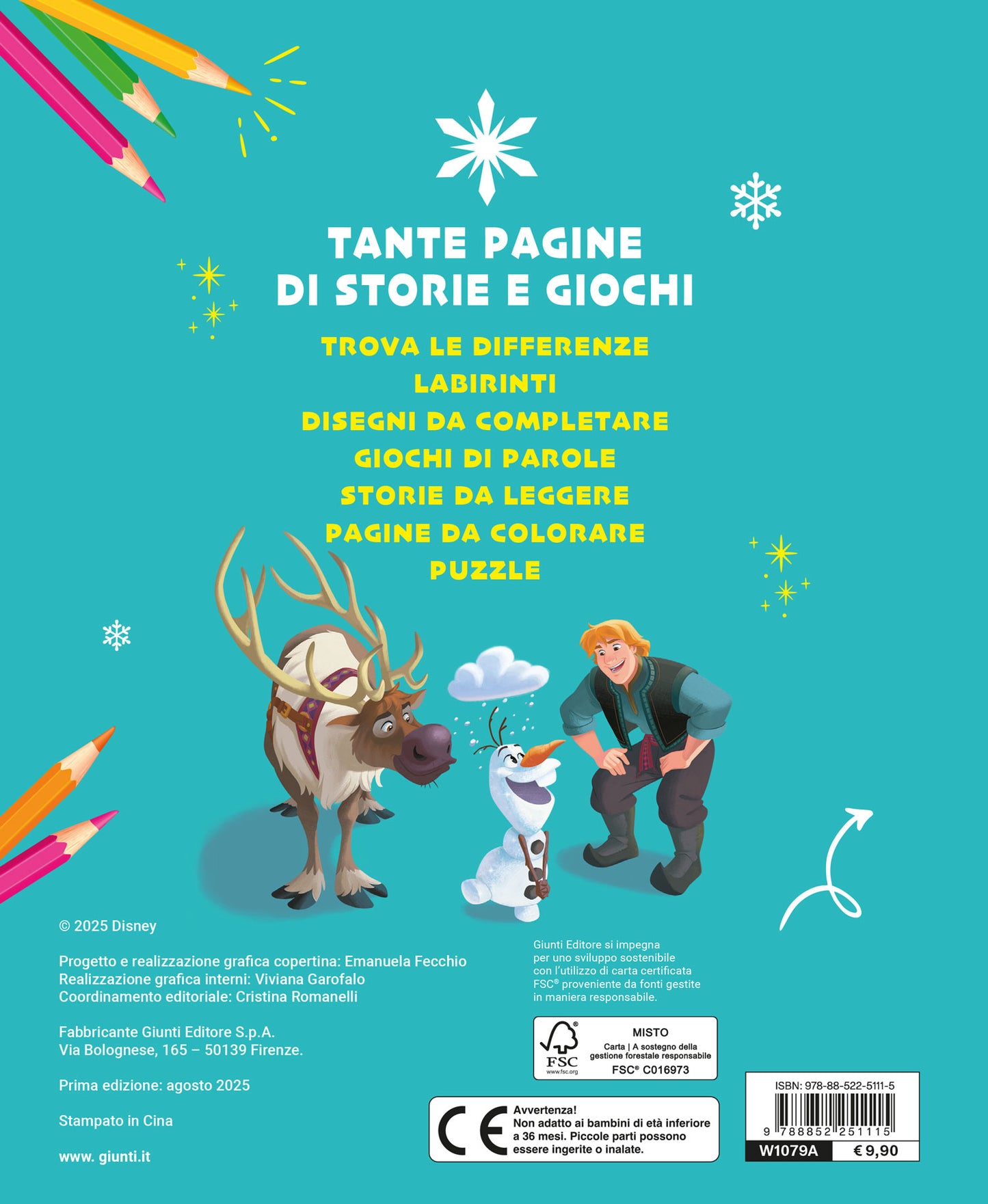 Frozen Il TuttoLibro delle sfide. Enigmistica Storie Passatempi per un divertimento senza fine
