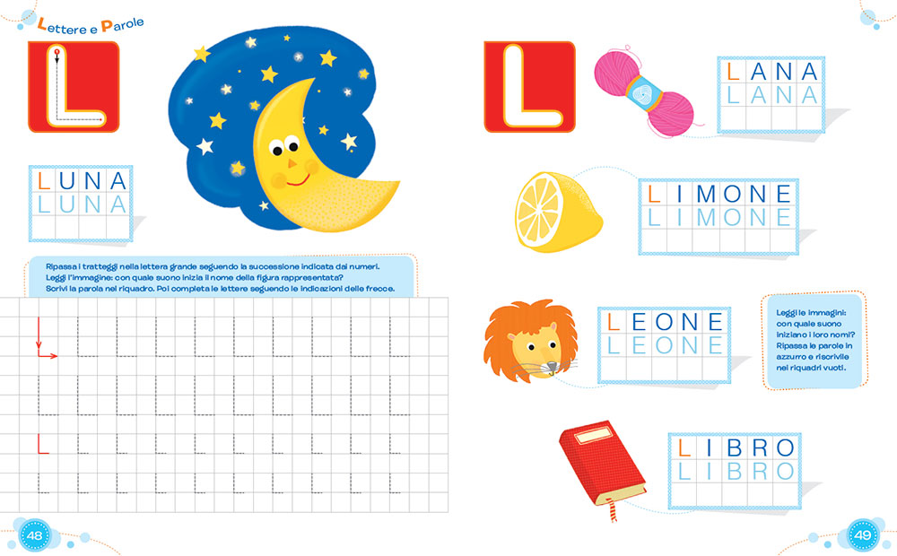 Il grande libro delle Lettere e dei Numeri - 4/6 anni