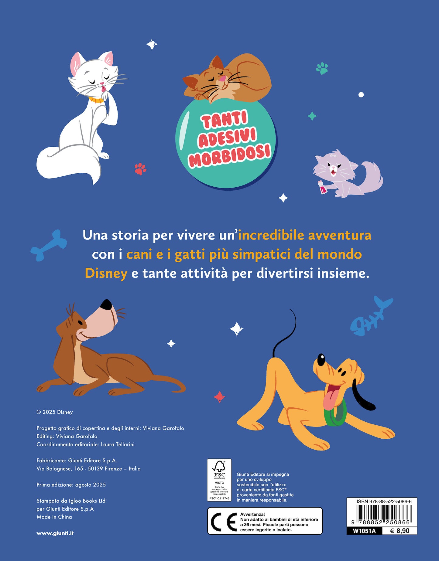 Amici a quattro zampe Bubble Stickers. Con tanti adesivi morbidosi
