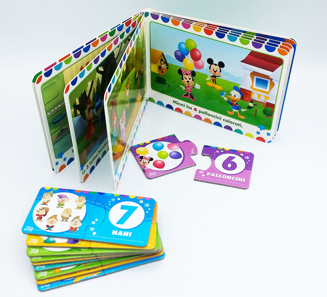 Puzzle Leggi e Gioca - Numeri. Un libro e 20 tessere per giocare