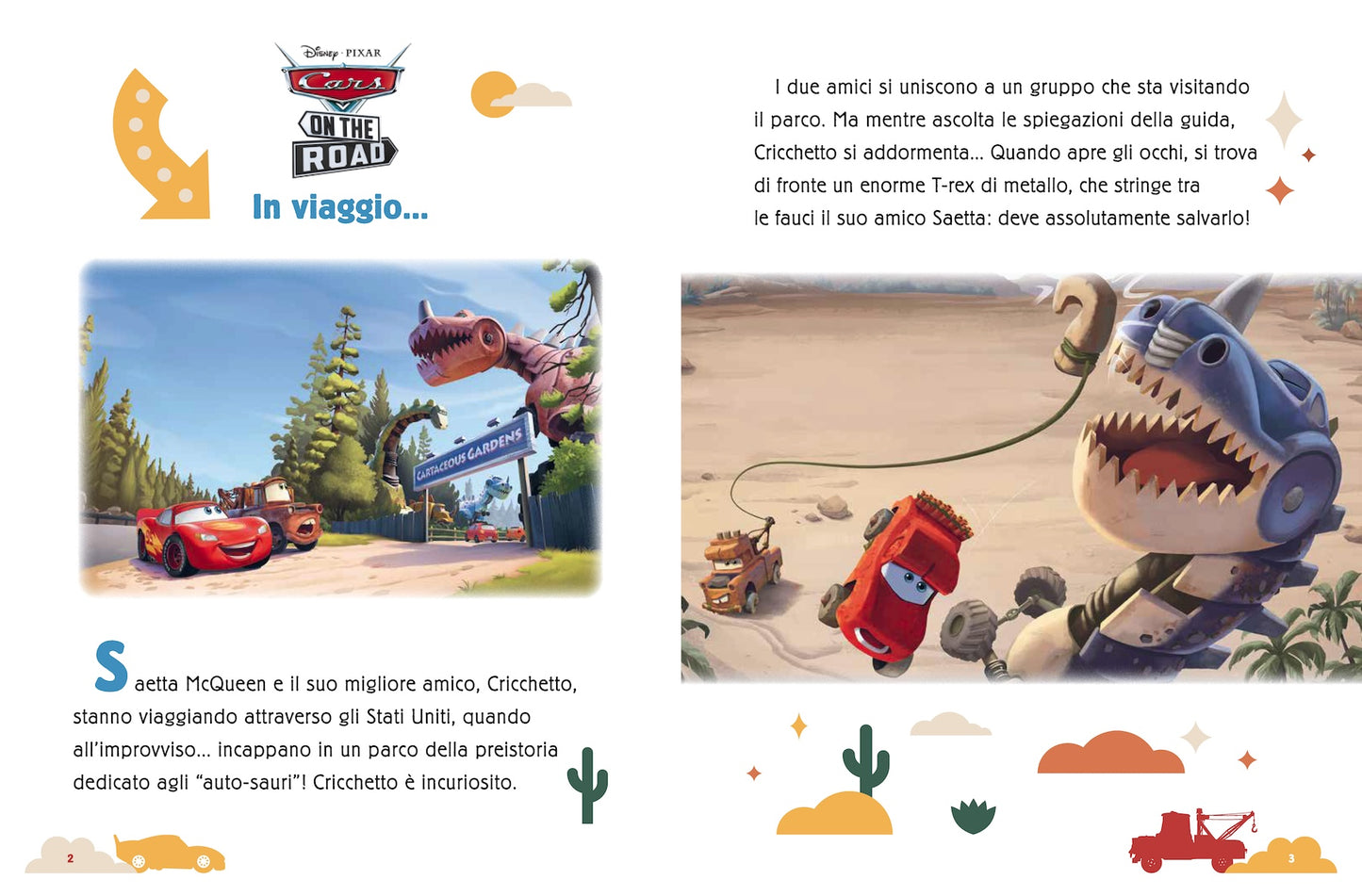 Cars on the road Bubble Stickers. Storia e giochi