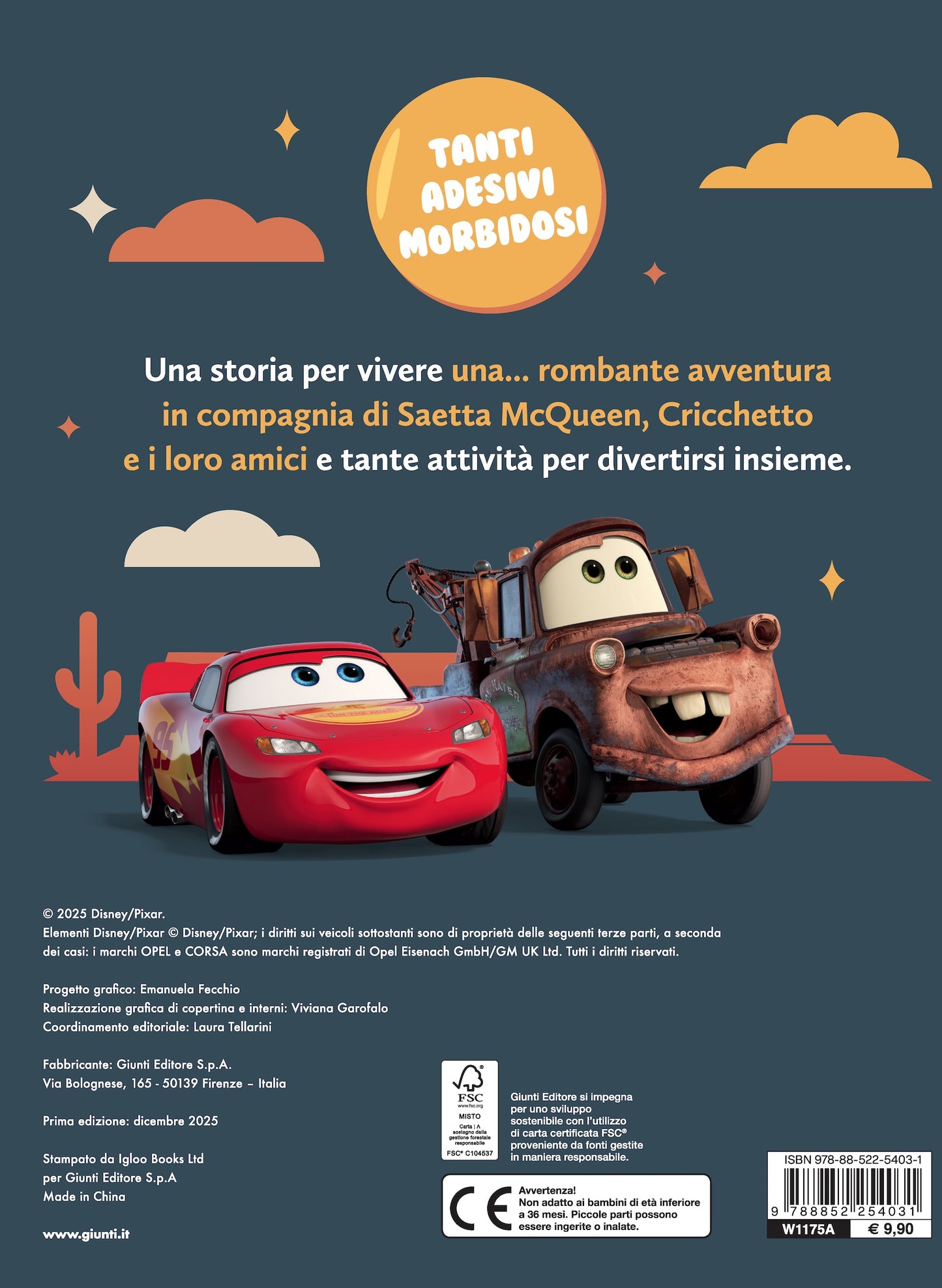 Cars on the road Bubble Stickers. Storia e giochi