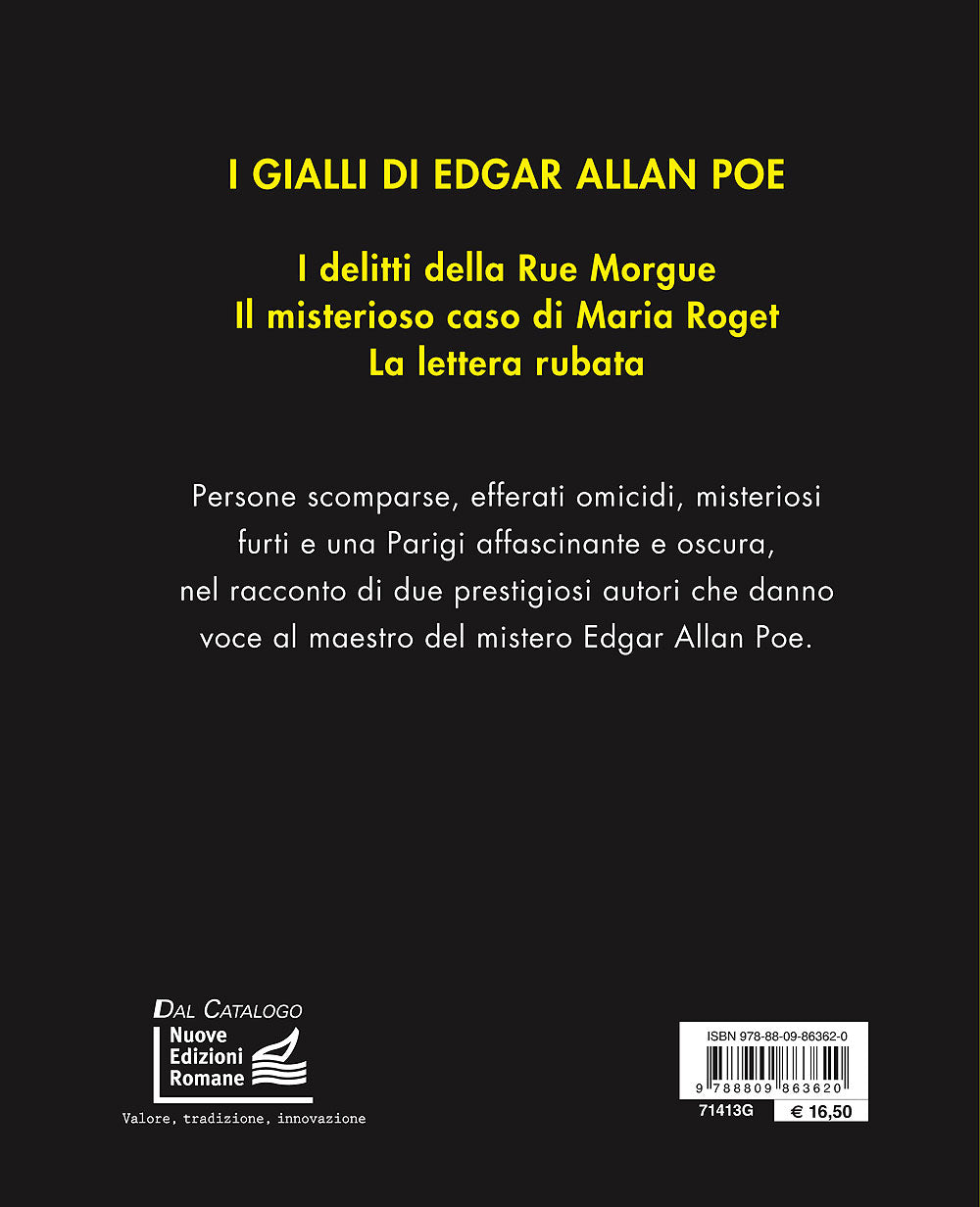 I gialli di Edgar Allan Poe. Raccontati da Roberto Piumini e Guido Sgardoli e illustrati da Pia Valentinis