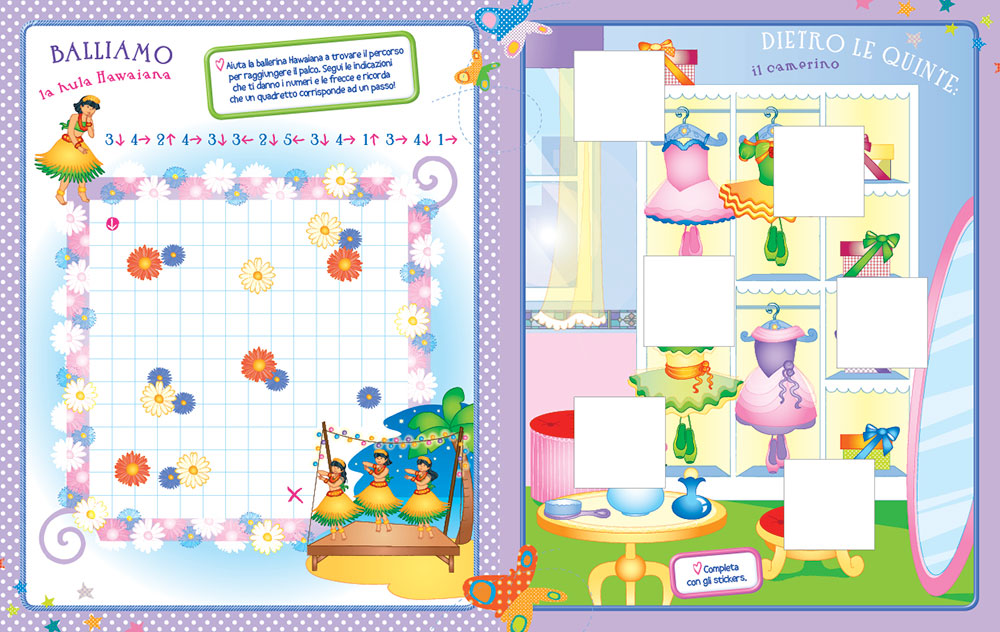 Fare e giocare con le ballerine + pennarelli