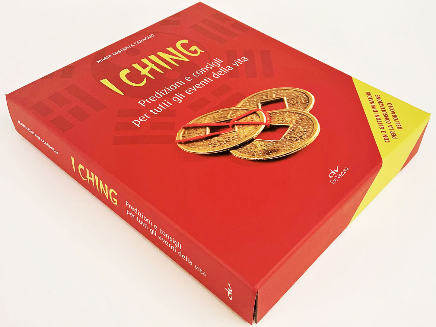 I Ching - cofanetto con 3 gettoni . Predizioni e consigli per tutti gli eventi della vita