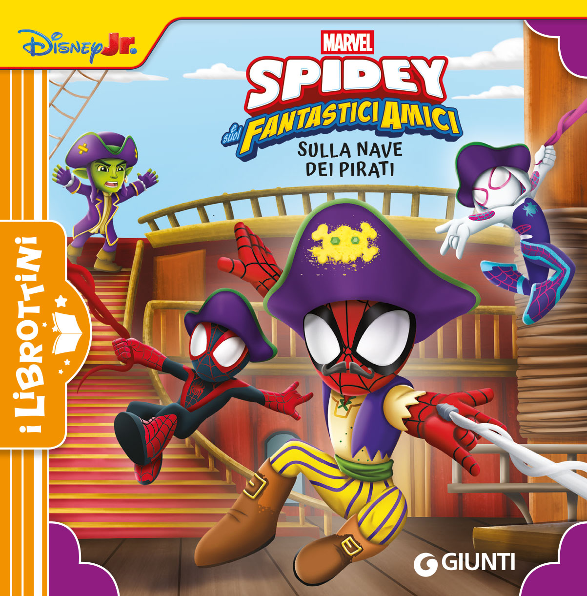 Spidey Sulla nave dei pirati I Librottini. Marvel - Disney Junior