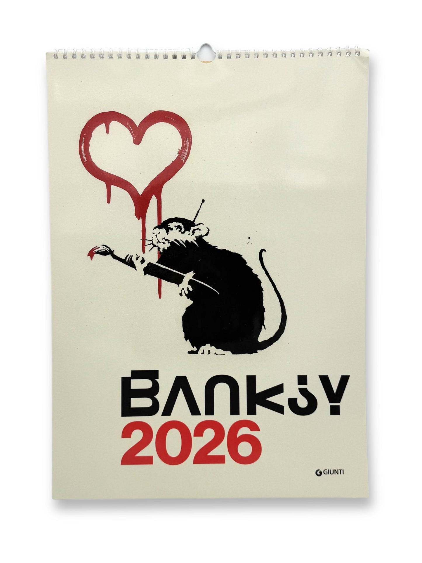 Calendario Banksy 2026 da parete (30 x 42 cm)