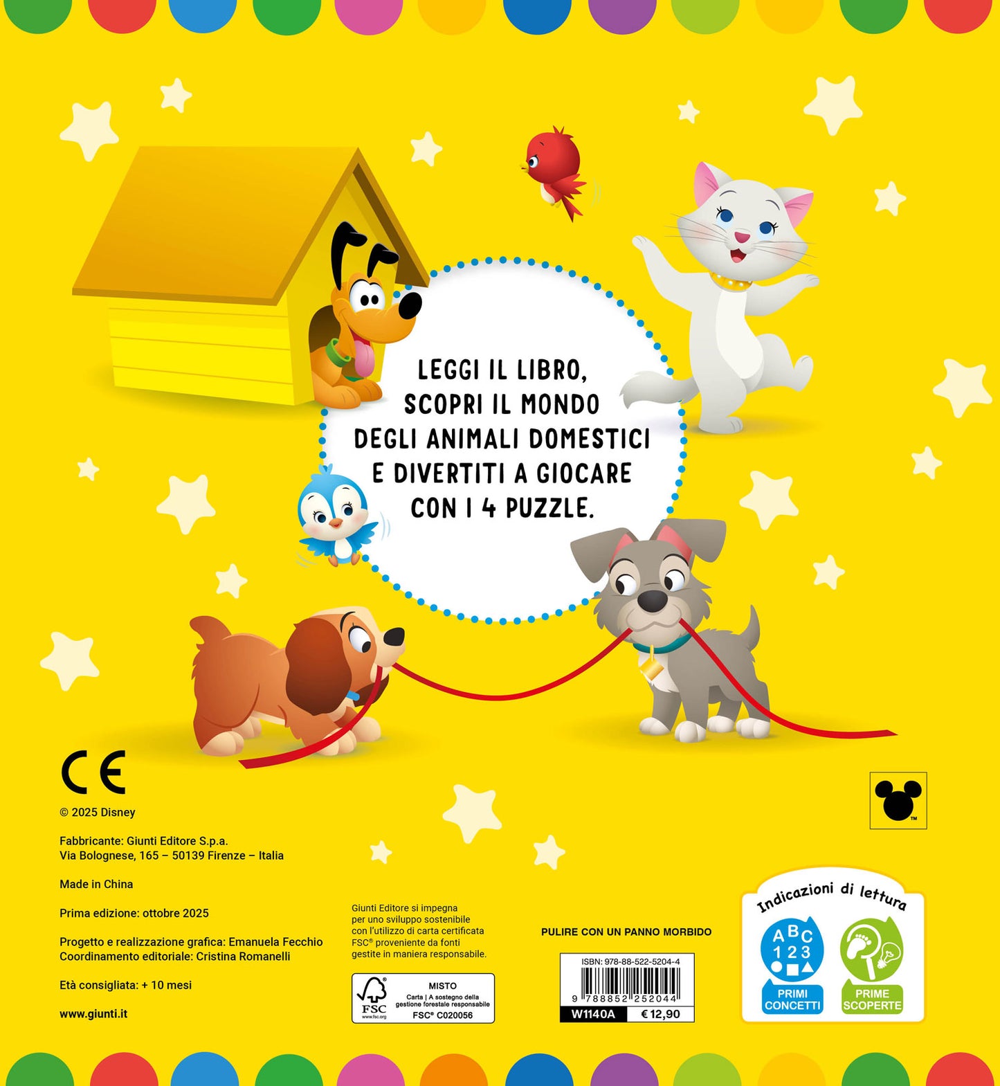 Libro Maxi Puzzle Disney Animali domestici. Gioca e impara a conoscerli