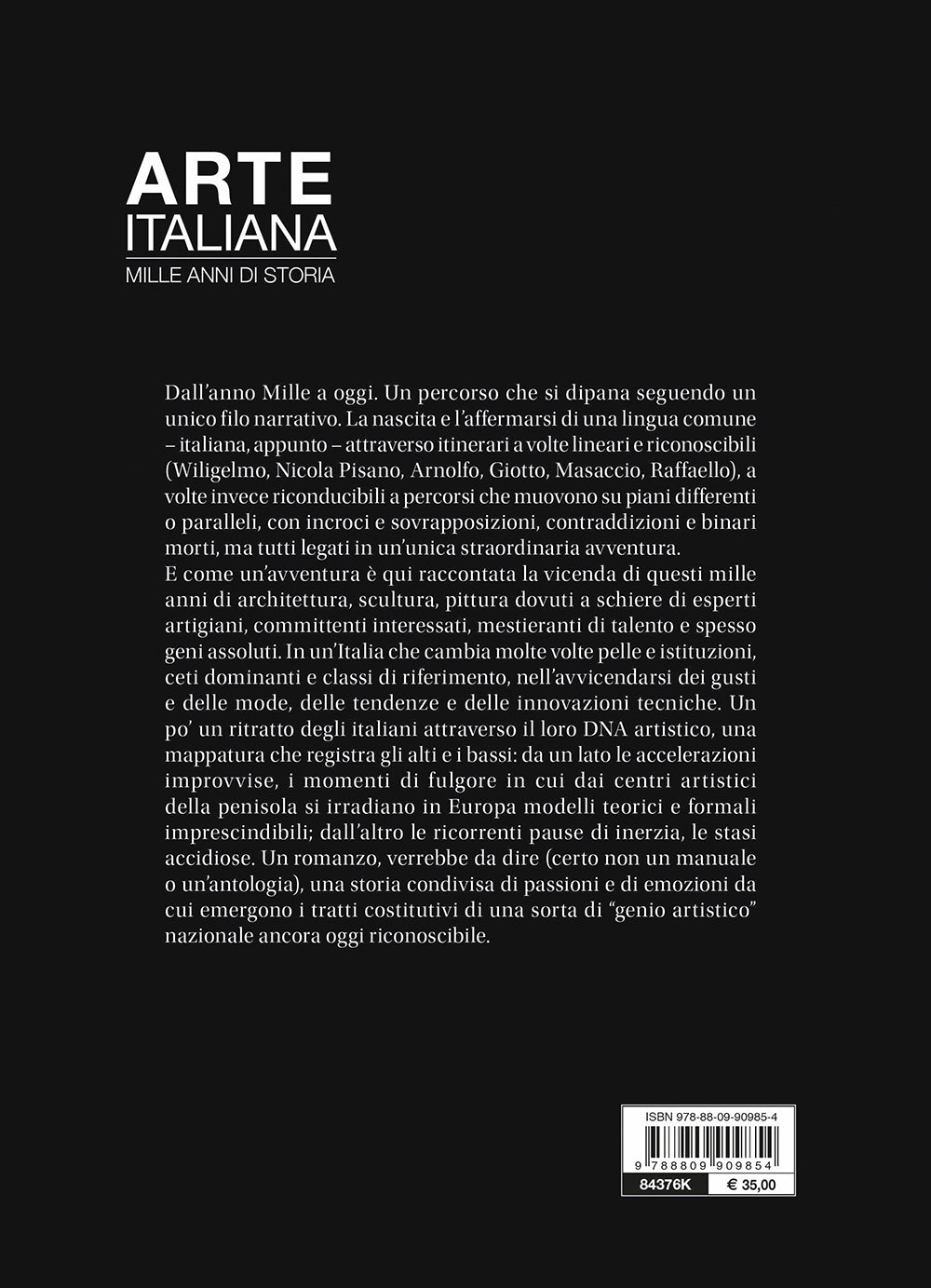 Arte italiana. Mille anni di storia