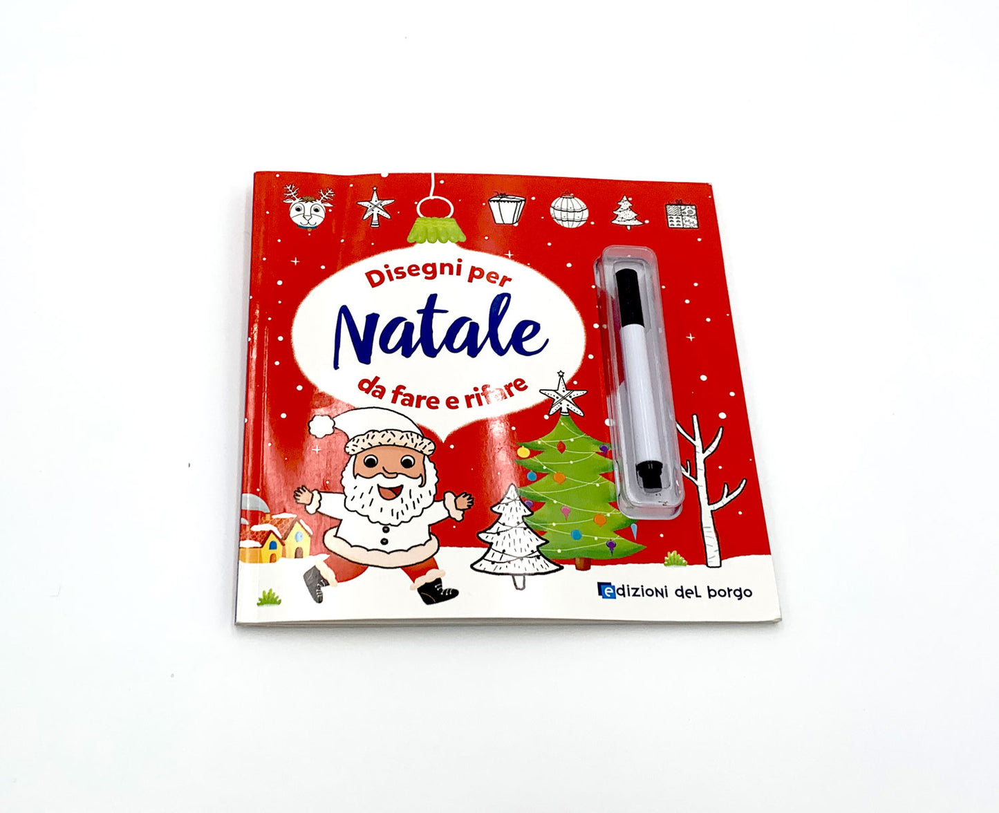 Disegni per Natale da fare e rifare. Con pennarello con inchiostro a base d'acqua