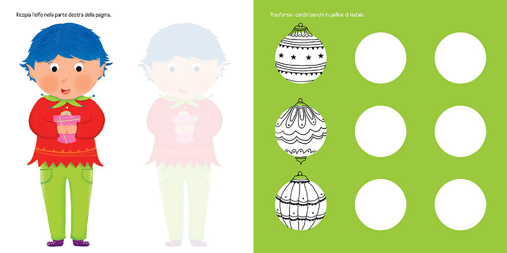 Disegni per Natale da fare e rifare. Con pennarello con inchiostro a base d'acqua